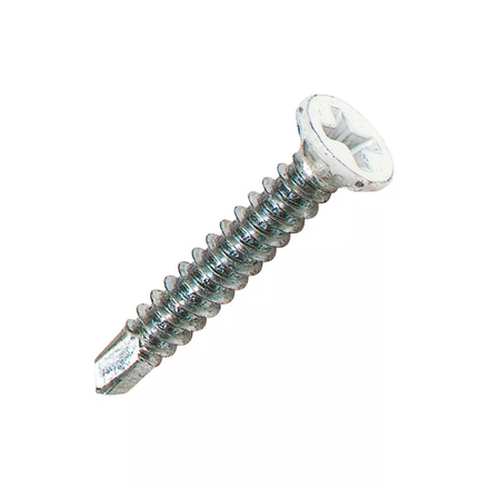 1000 vis autop. pour menuiserie PVC - ezp - tf 120°  blanc RAL9016 - Ø3,9x32mm - SCELL-IT - PVCFW39032