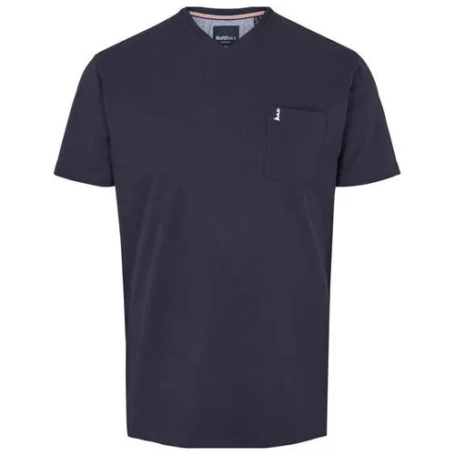 ALL SIZE TEE SHIRT COL V Marine