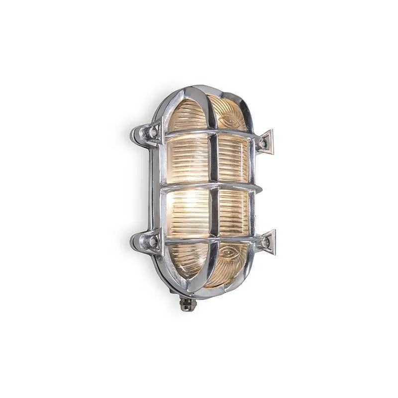 Applique murale/plafonnier Nautica ovale chrome
