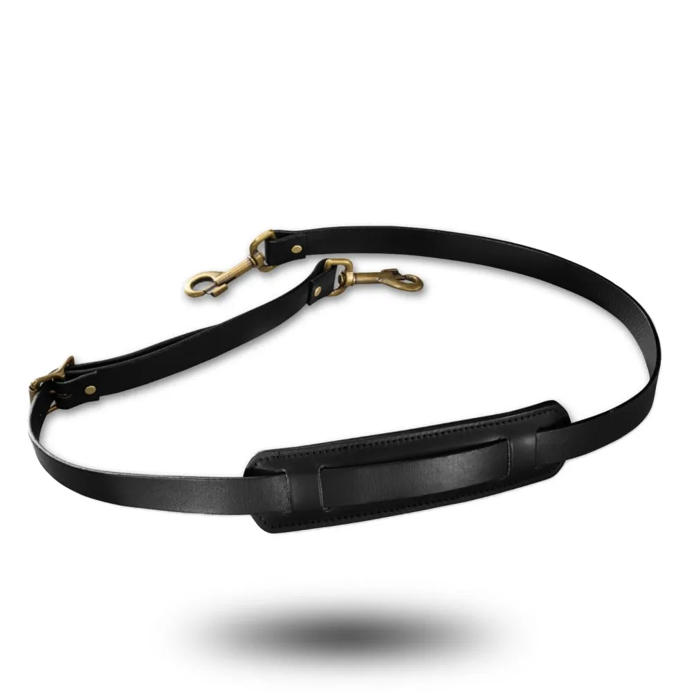 Bandouliere cuir filson Black
