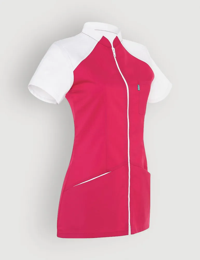 Blouse médicale femme originale couleur et blanc Bonnie | BELISSA