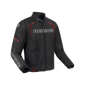 Blouson Bering Sweek Noir/Blanc/Rouge