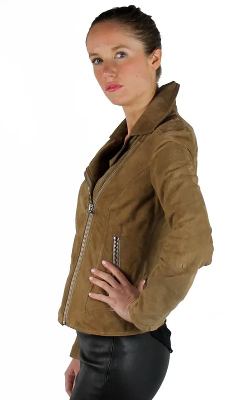 Blouson Chèvre Velours Mainpol Cindy