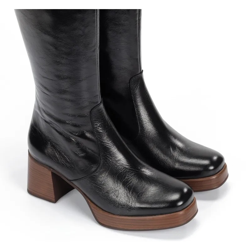 Botte Dorking D9339-al negro