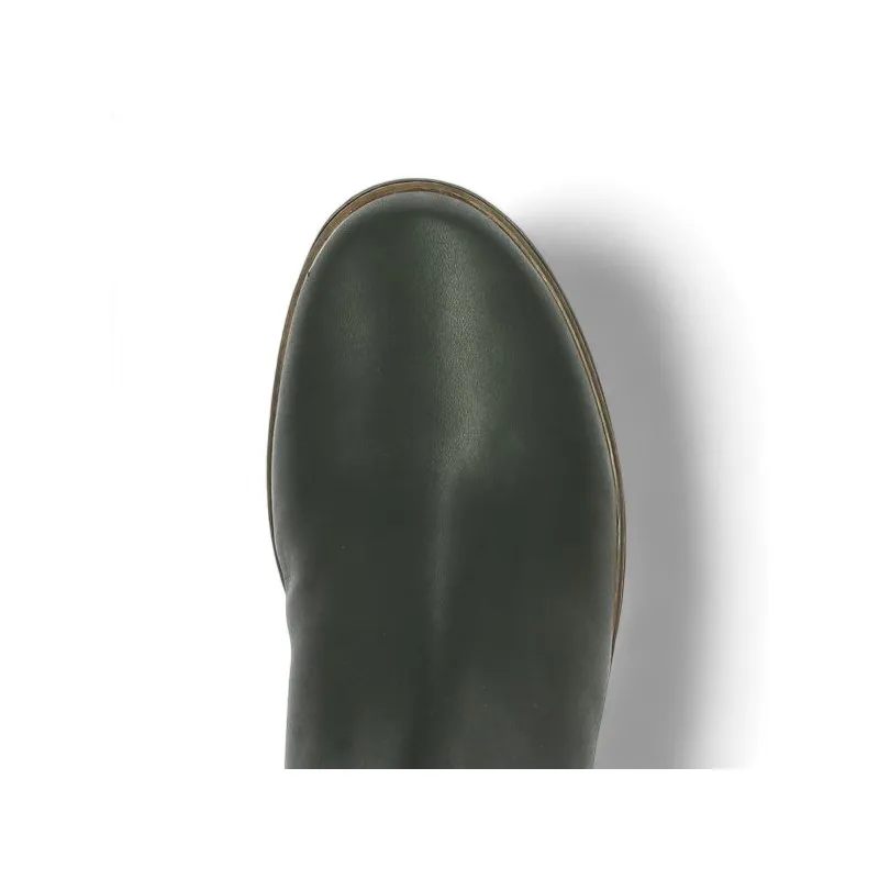 Botte noire plate confort bout rond Gabor ANDREA