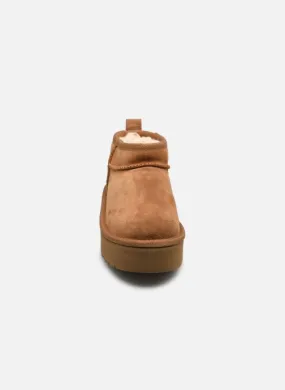 Bottine  - KIDS' CLASSIC ULTRA MINI PLATFORM - Marron