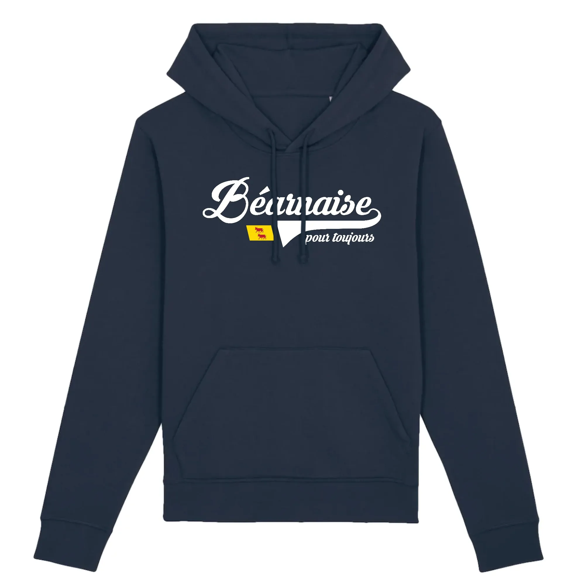 Béarnaise pour toujours - Sweatshirt à capuche cadeau - Coton bio - imprimé fr