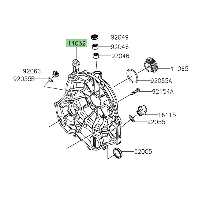 Carter d'embrayage Kawasaki Z650RS (2022-2024) | Moto Shop 35