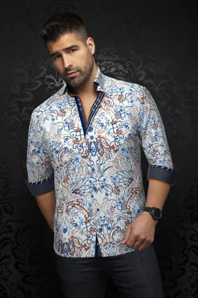 Chemise Au Noir | ABERDEEN Bleu Clair