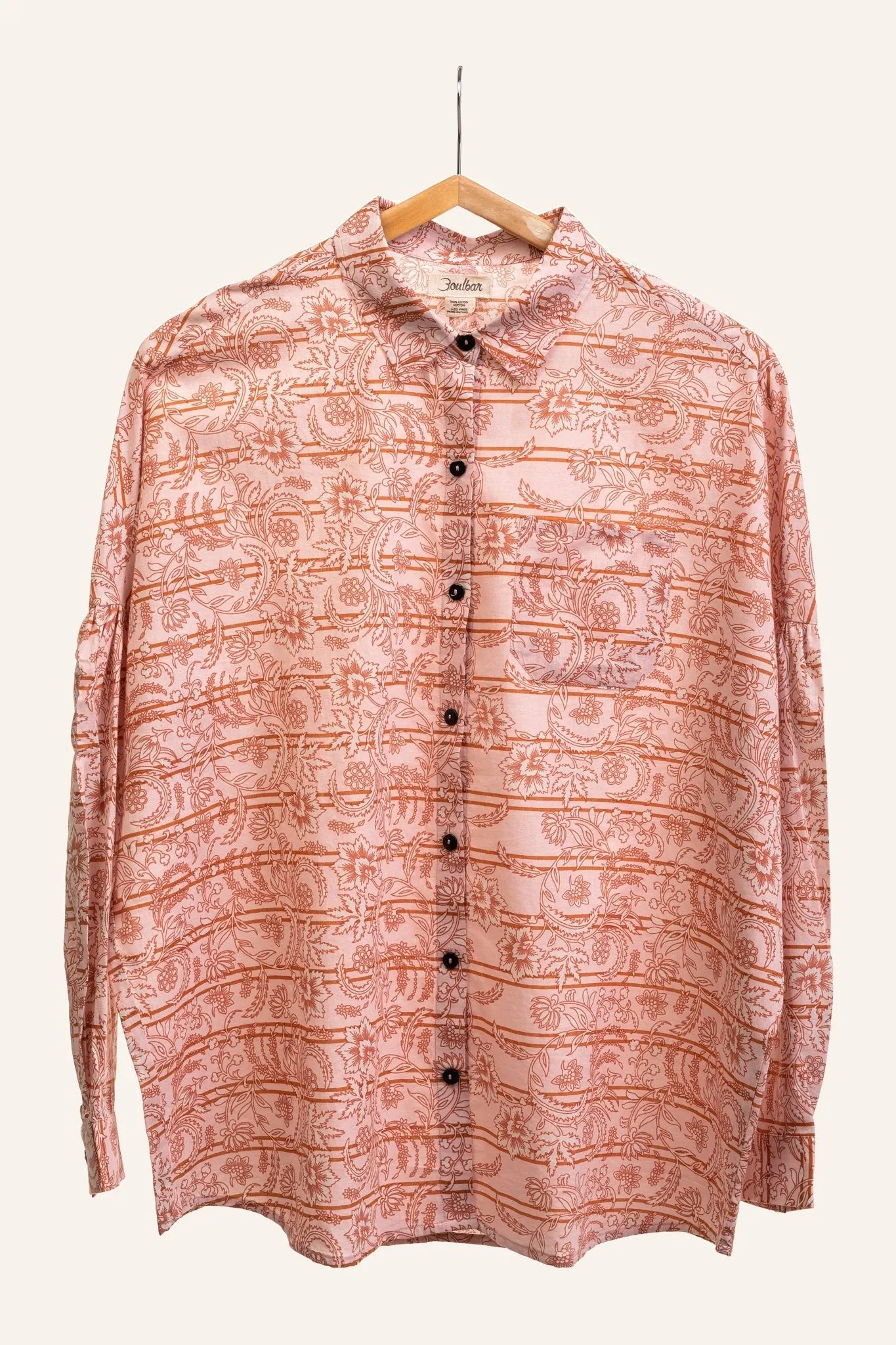 Chemise en coton Rose - Sari