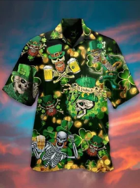 Chemise Hawaenne Saint Patrick