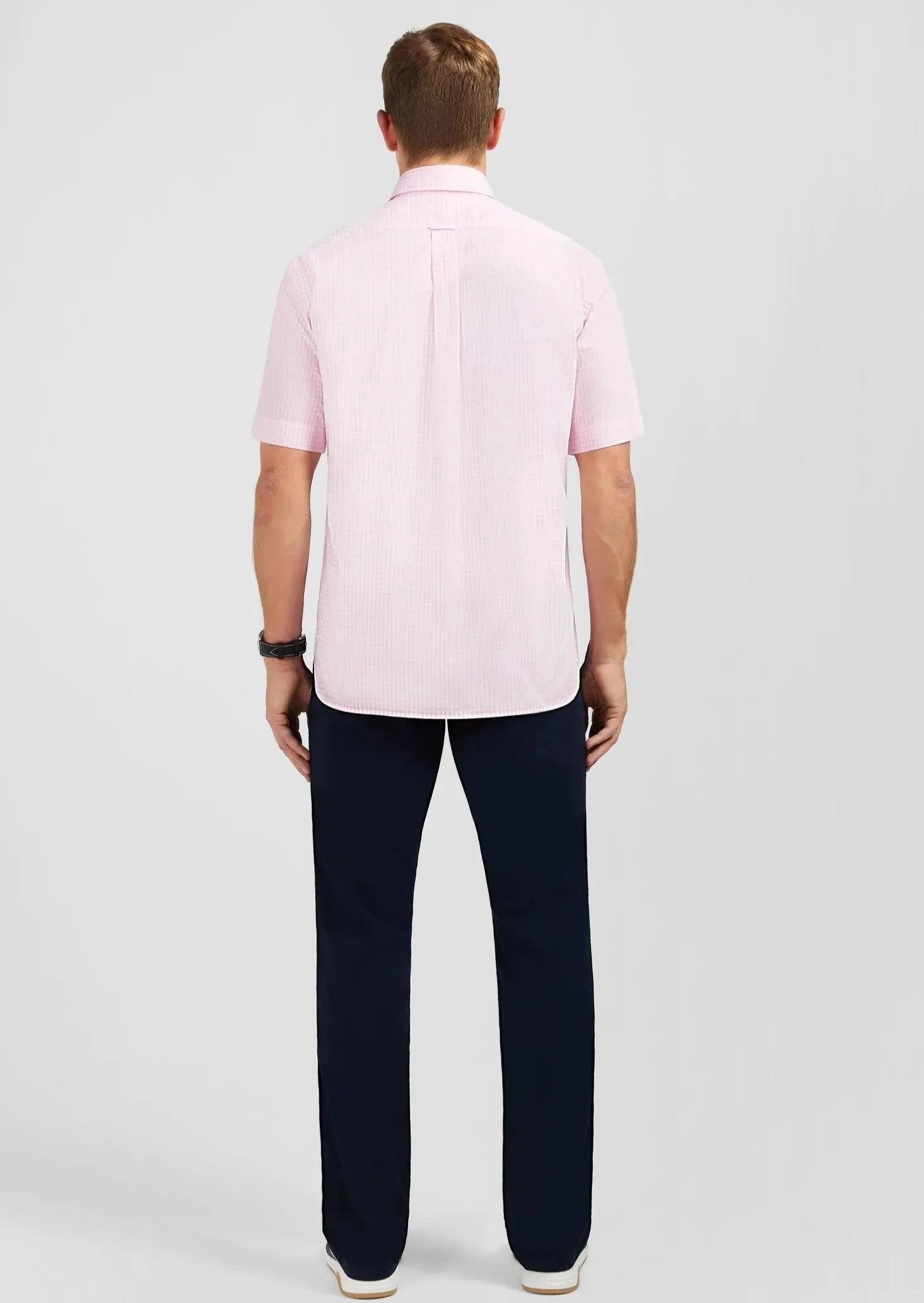 Chemise manches courtes Eden Park rose