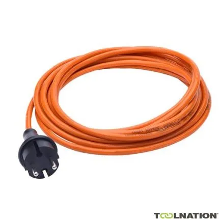 Connectra 40.380.61 Câble de raccordement PUR 5m - H05BQ-F - 2 x 1,0 mm² - orange
