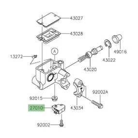 Contacteur de frein avant Kawasaki 270100873 | Moto Shop 35