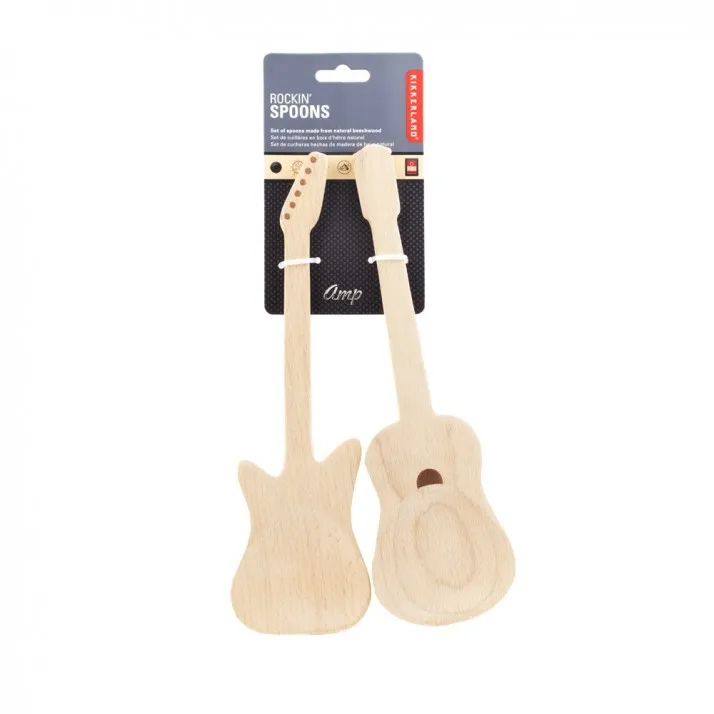 Couverts à salade Guitare