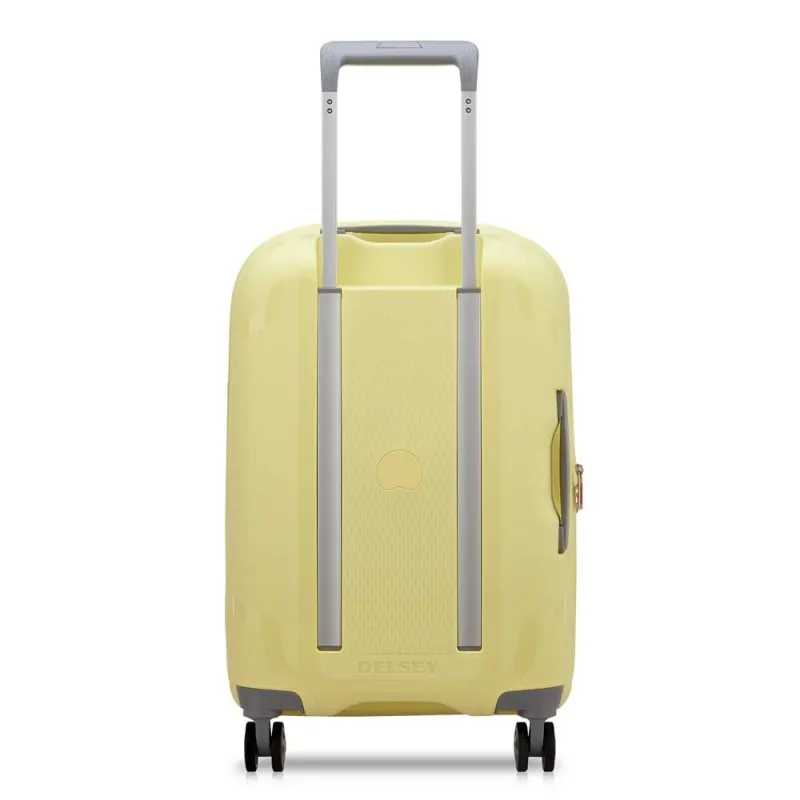 DELSEY valise cabine extensible "Clavel" jaune pâle | Planetebag.com