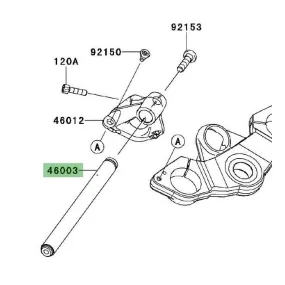 Demi-guidon Kawasaki Z1000SX (2014-2016) | Moto Shop 35