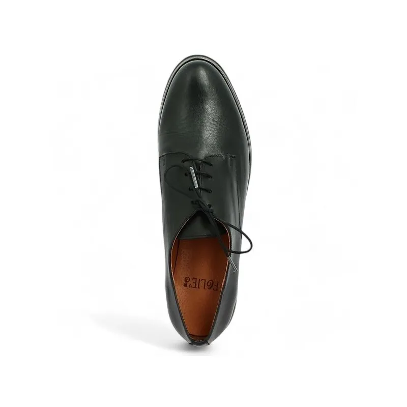 Derby cuir noir femme 42, 43, 44, 45 Folie's VALERIE
