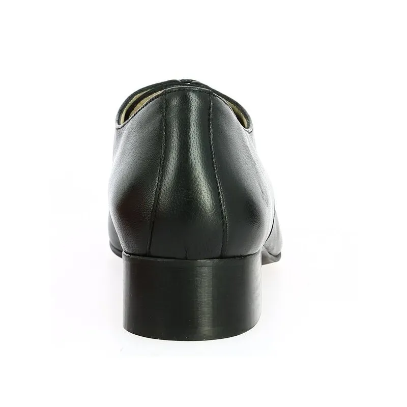 Derby cuir noir femme 42, 43, 44, 45 - Nora