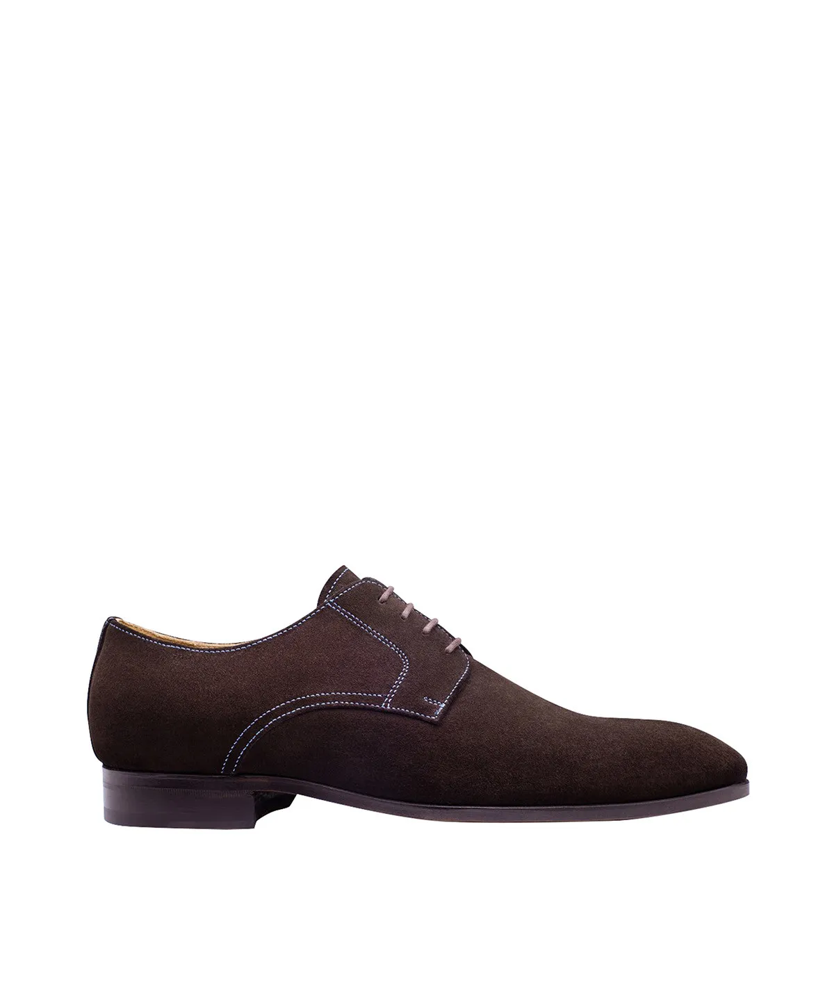 Derby MATT Veau Velours Marron Foncé