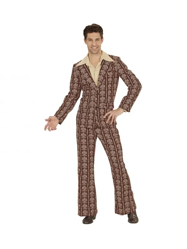 Déguisement Années 70 Old School Homme (veste, pantalon)