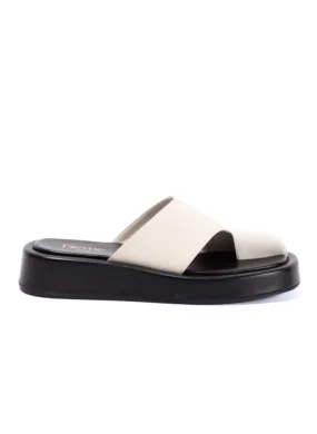 ELLEME  Sandales cachecache à plateforme - Beige