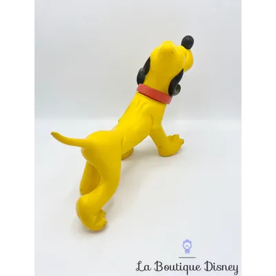 Figurine Pluto Walt Disney Productions 1972 vintage chien jaune plastique 32 cm