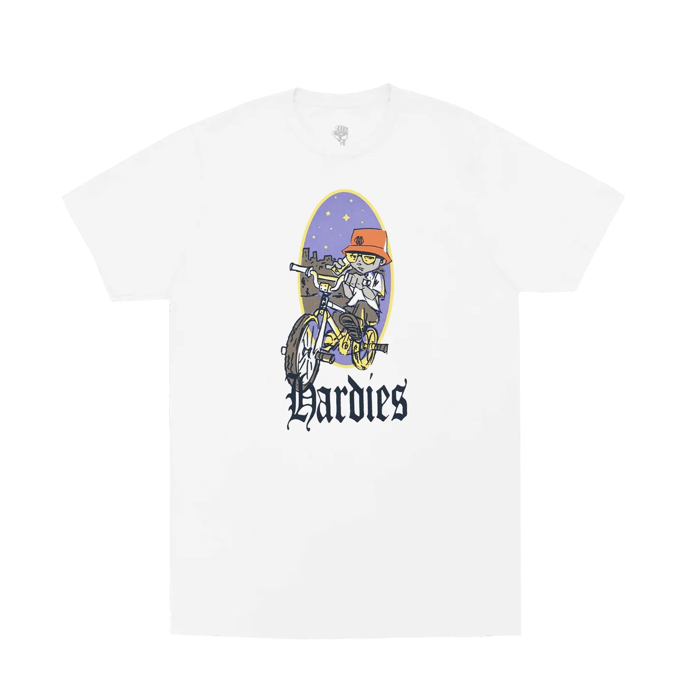Hardies Hardware Night Schemer Tee White ONLINE ONLY