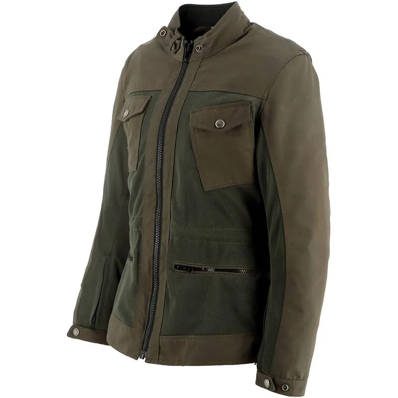  HELSTONS Blouson SAHARA AIR Canvas-Mesh  Blouson moto textile