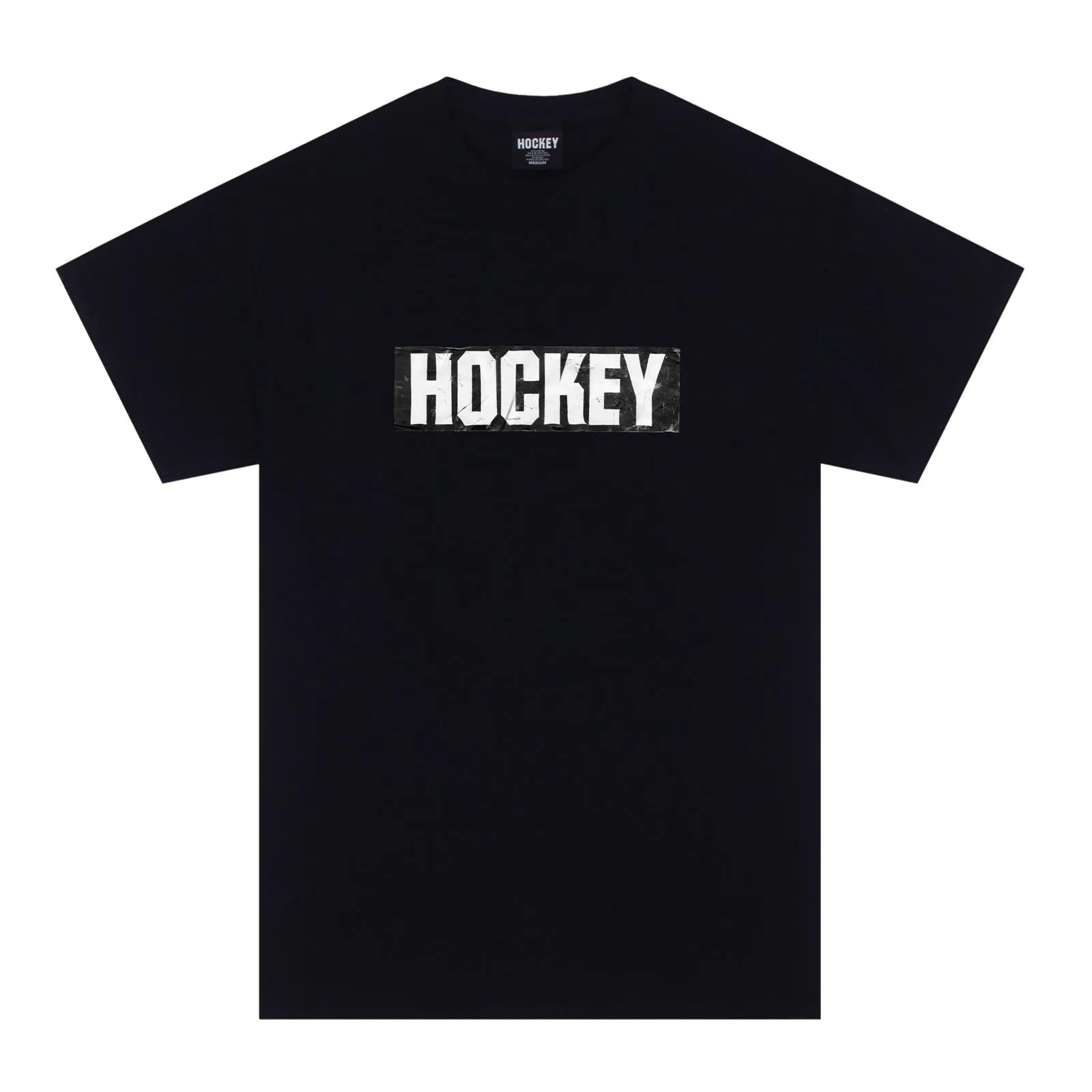 Hockey Skateboards Sticker Logo Tee Black