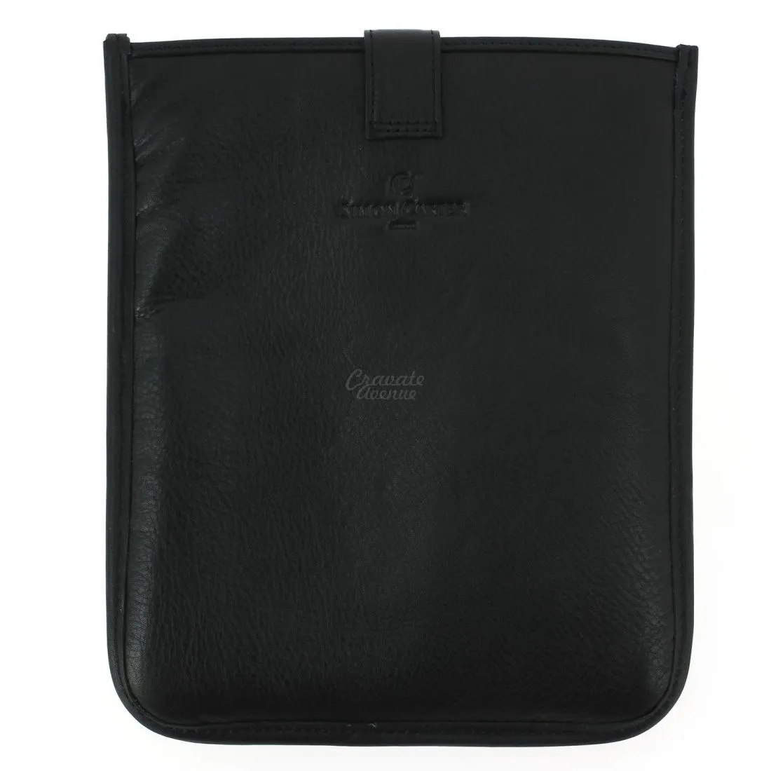 Housse Ipad cuir, Pailsey noir, Simon Carter London