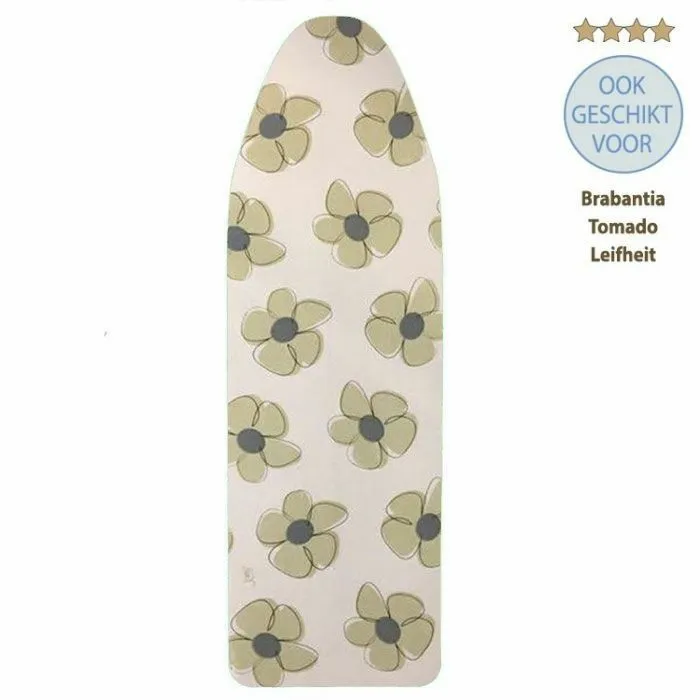 Housse planche à repasser XL Joy Semi-Pro, Beige Flowers | MarketOnWeb