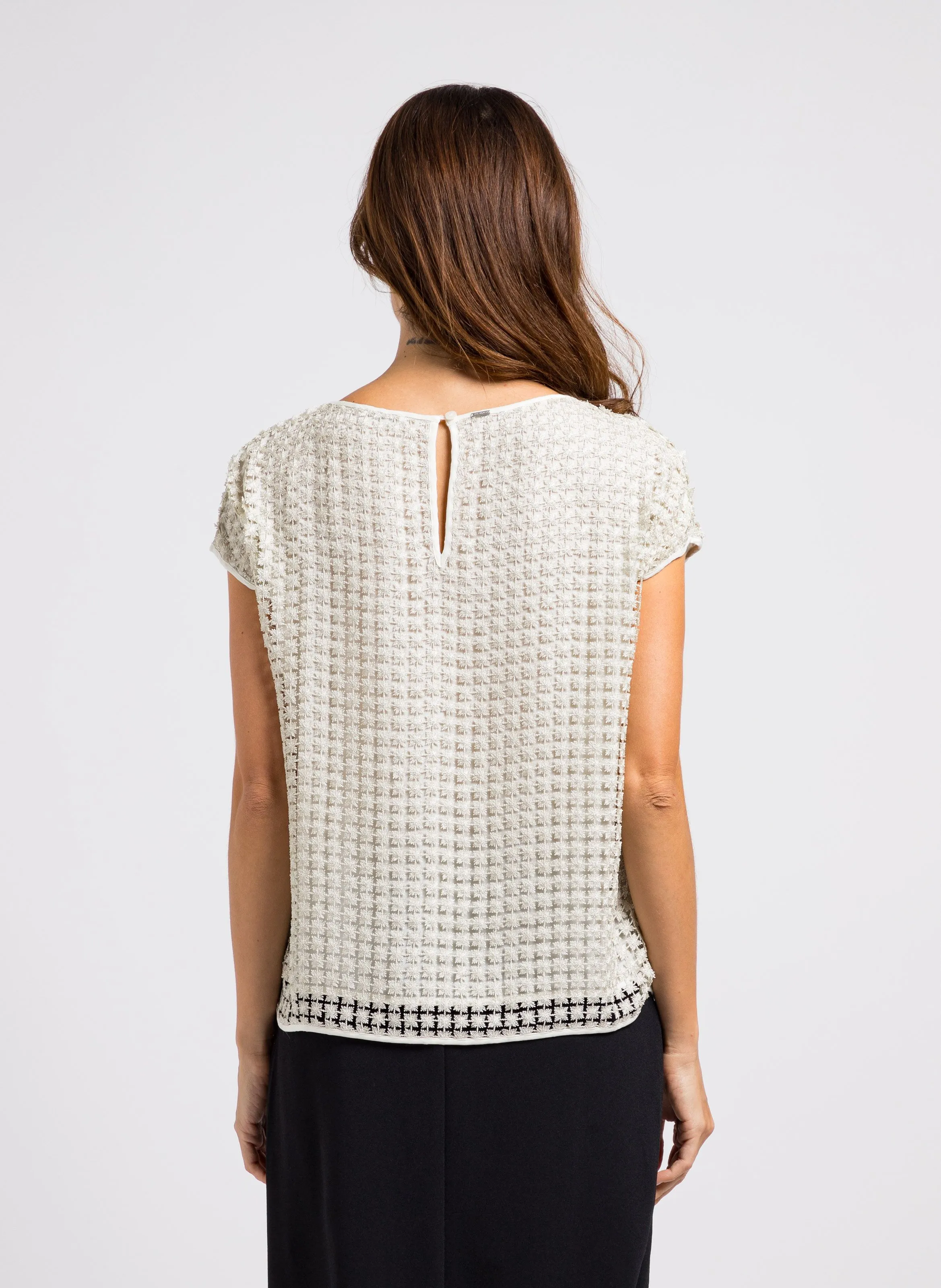 IKKS  Tee-shirt col rond - Blanc