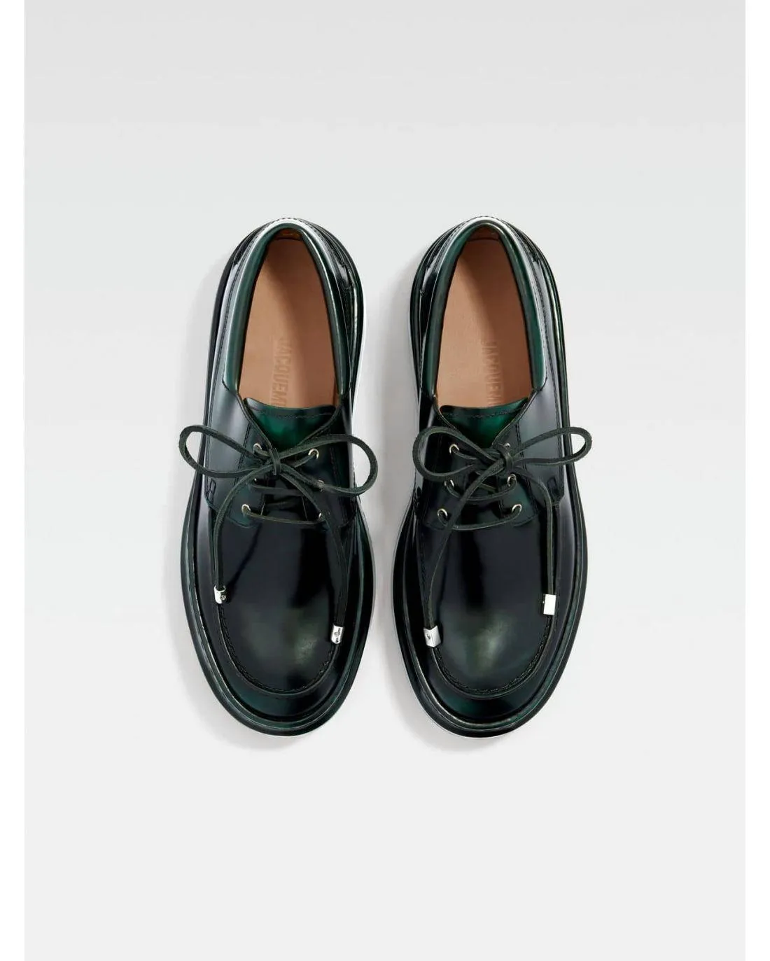 LES BATEAUX PAVANE DARK GREEN - Jacquemus | Chez Maman Rouen