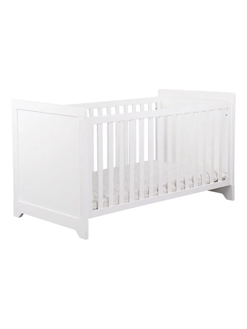 Lit bébé évolutif Mona - AKITEN RETAIL - Blanc