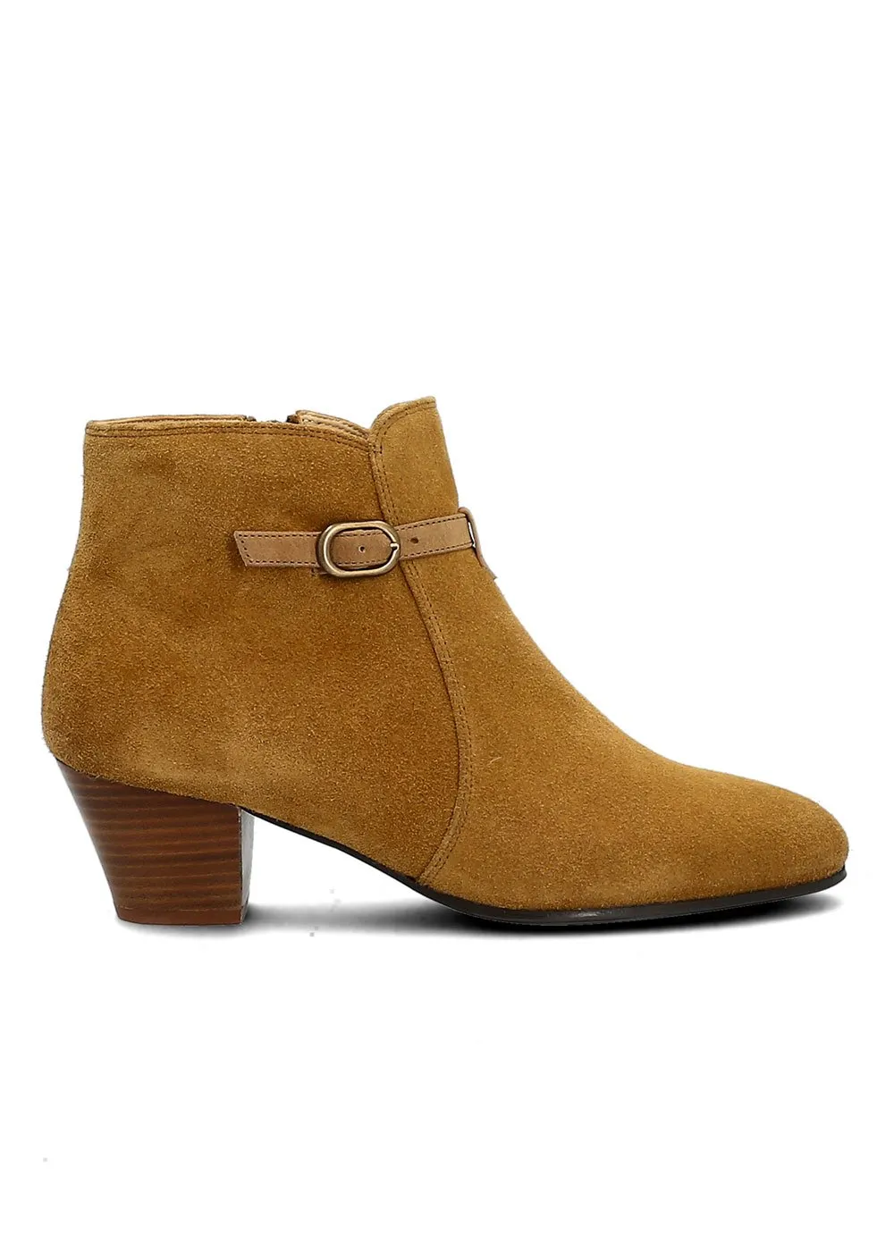 LOW BOOTS ALEXANE VELOURS CAMEL