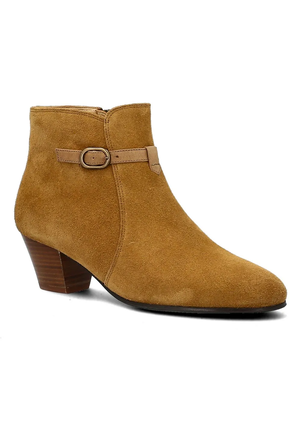 LOW BOOTS ALEXANE VELOURS CAMEL
