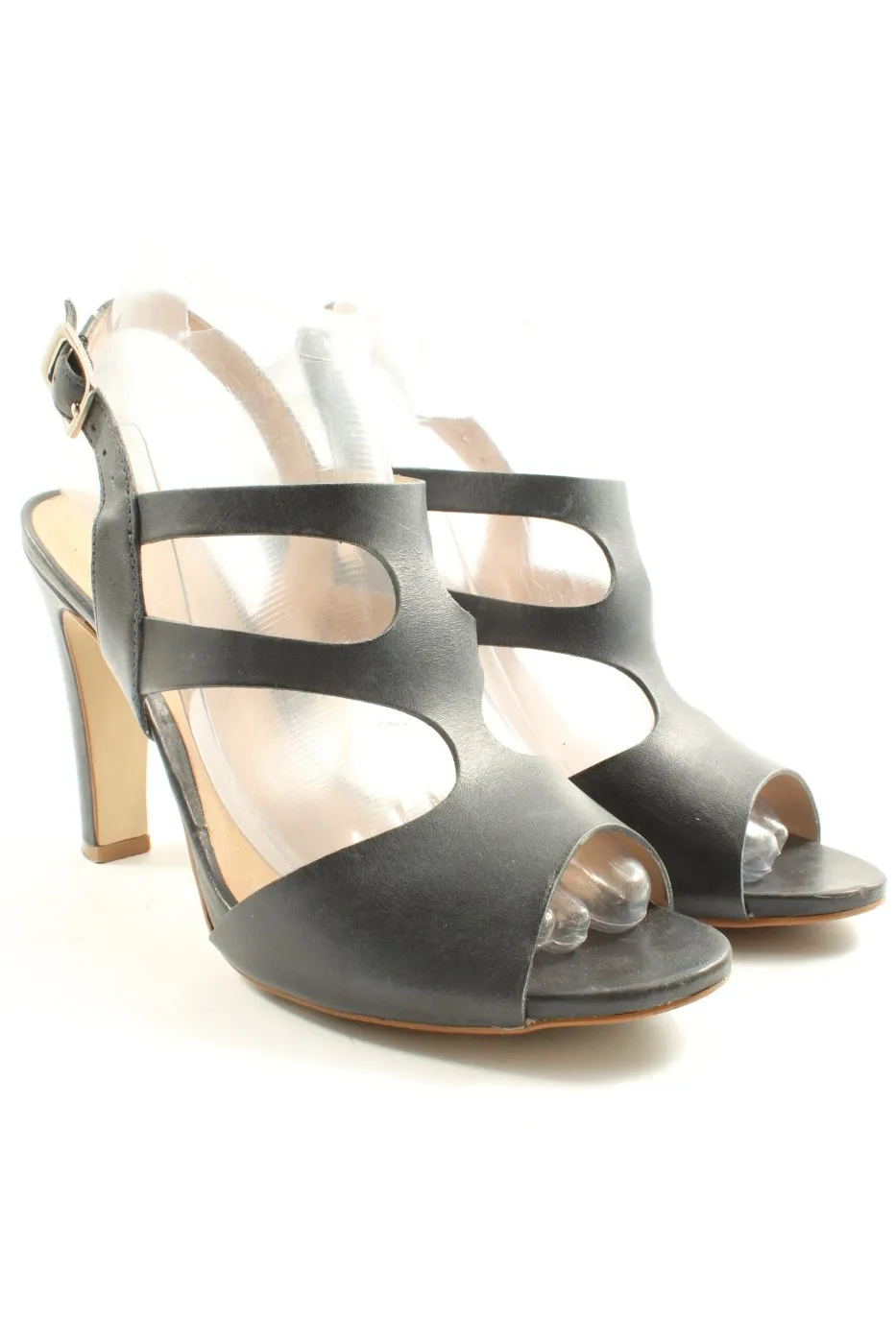 minelli Sandales à talon haut noir style décontracté