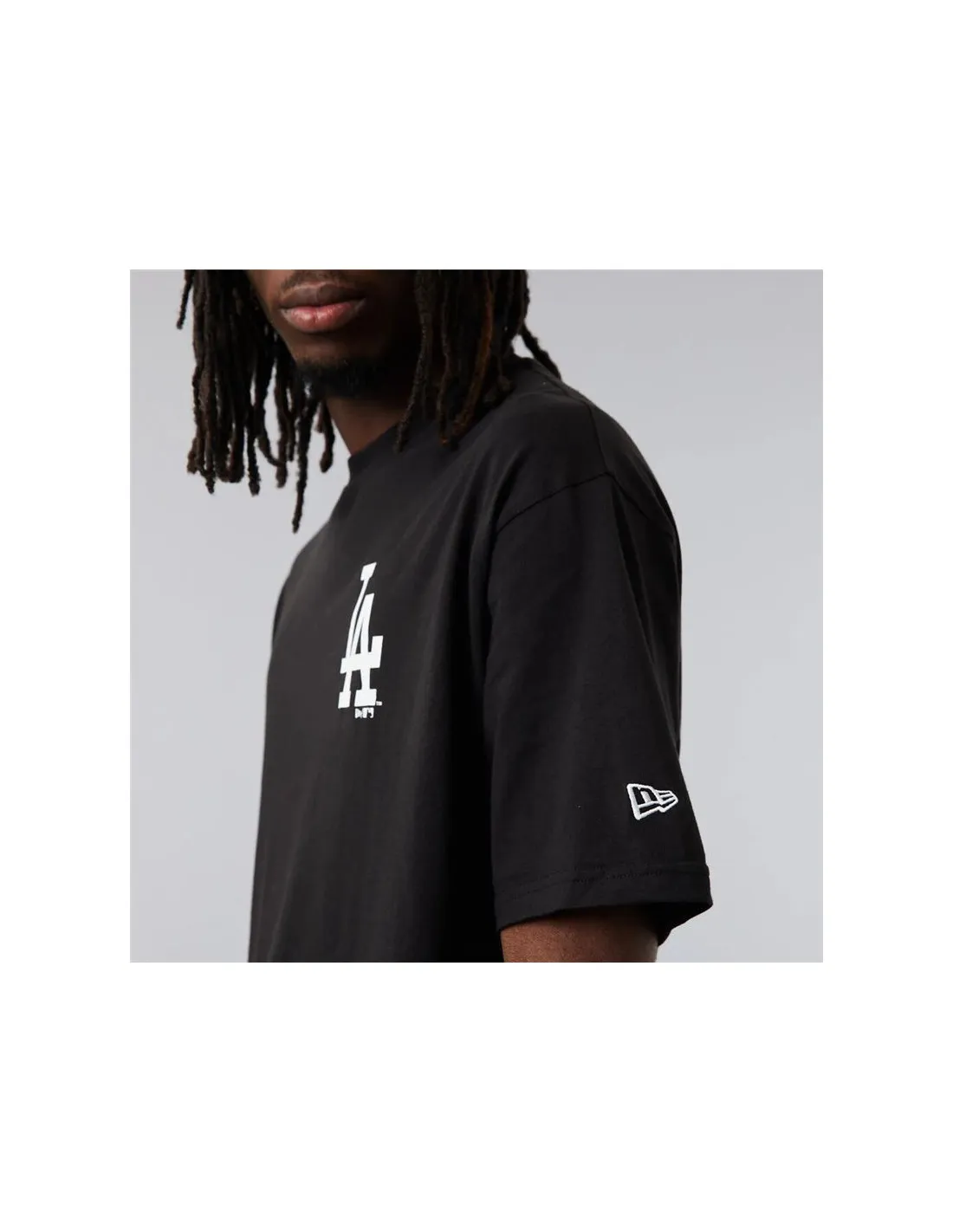 MLB CITY OVRSZD TEE LOSDOD BLKWHI