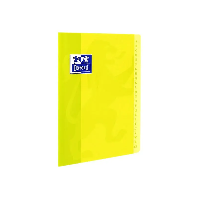Oxford - Répertoire 17 x 22 cm - 120 pages - petits carreaux (5x5 mm) - disponible dans différentes couleurs