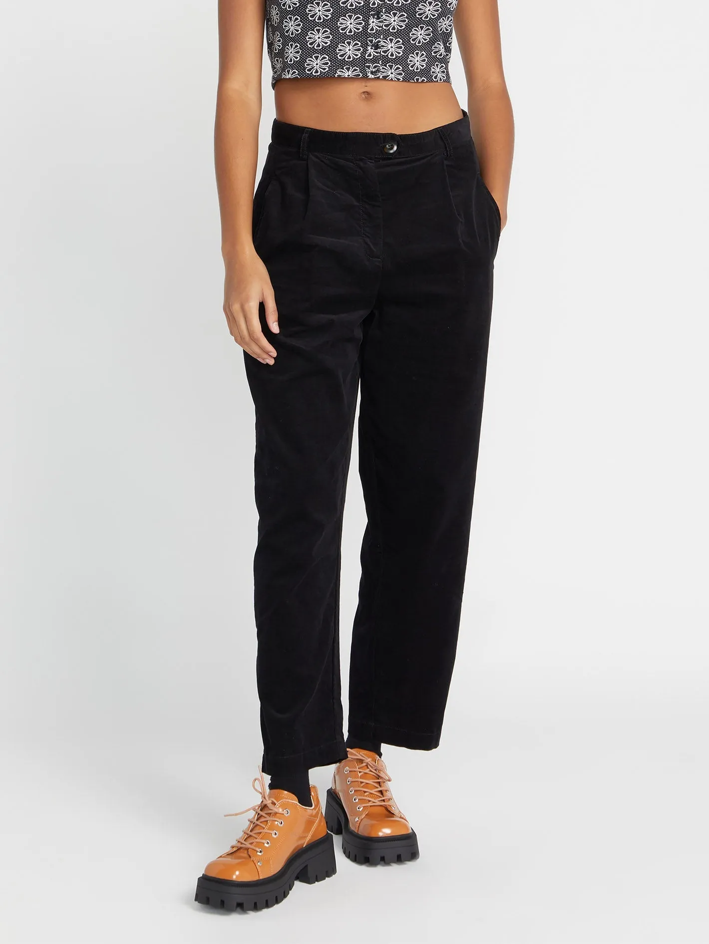 Pantalon Ctelé Histone - BLACK