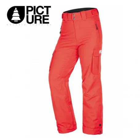 Pantalon de ski PICTURE August Rouge Junior