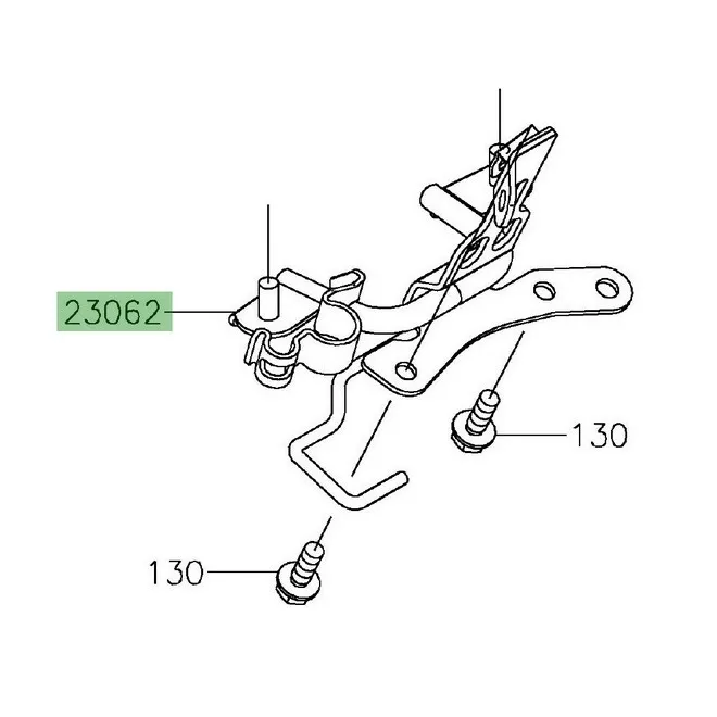 Patte support optique de phare avant Kawasaki Z900 (2018-2019) | Moto Shop 35