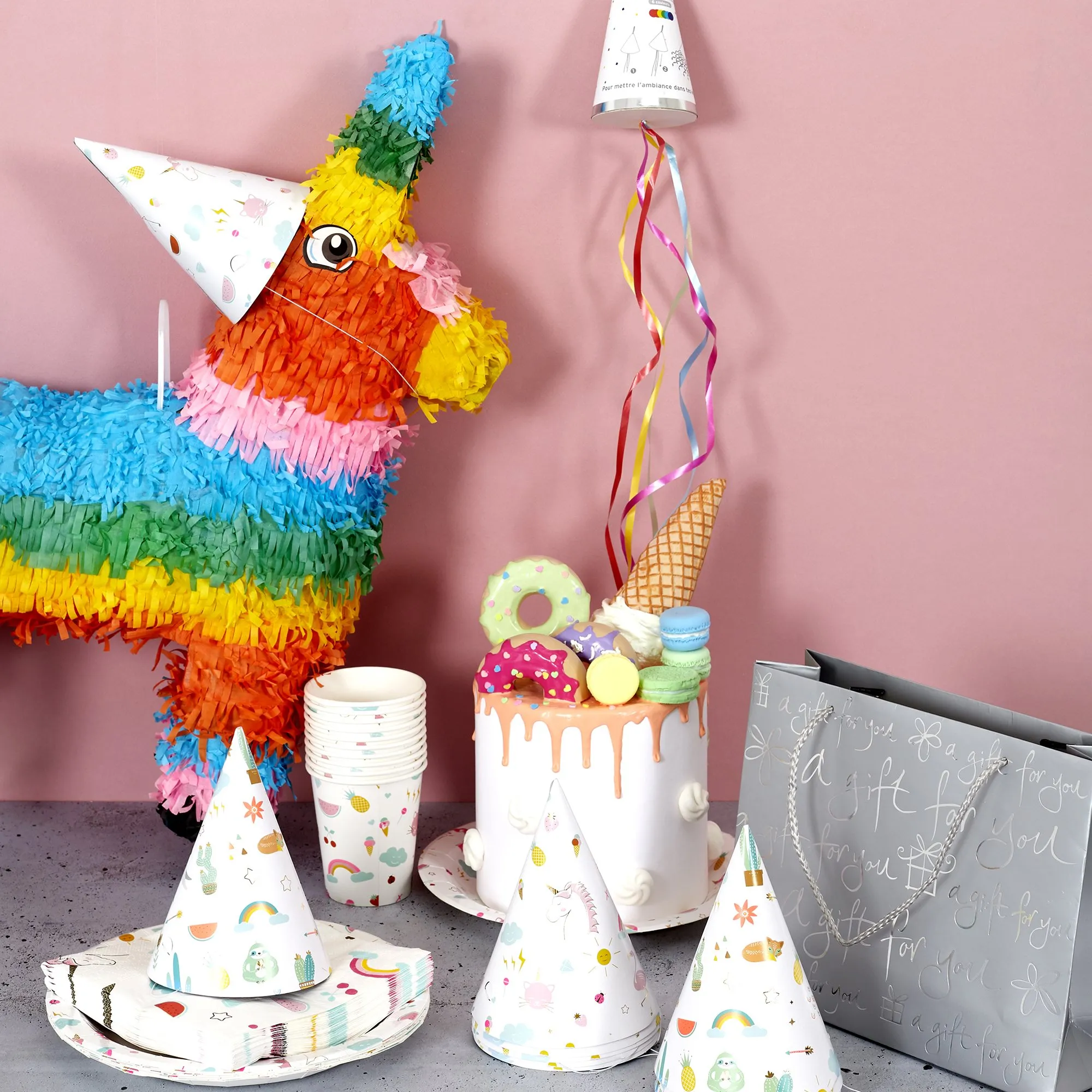 PINATA LAMA MULTICOLORE 40X13.5X55CM