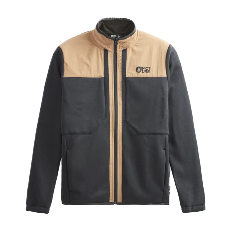 Polaire Picture "DAUWY FLEECE" - Homme Taille XL Couleur noire/jaune