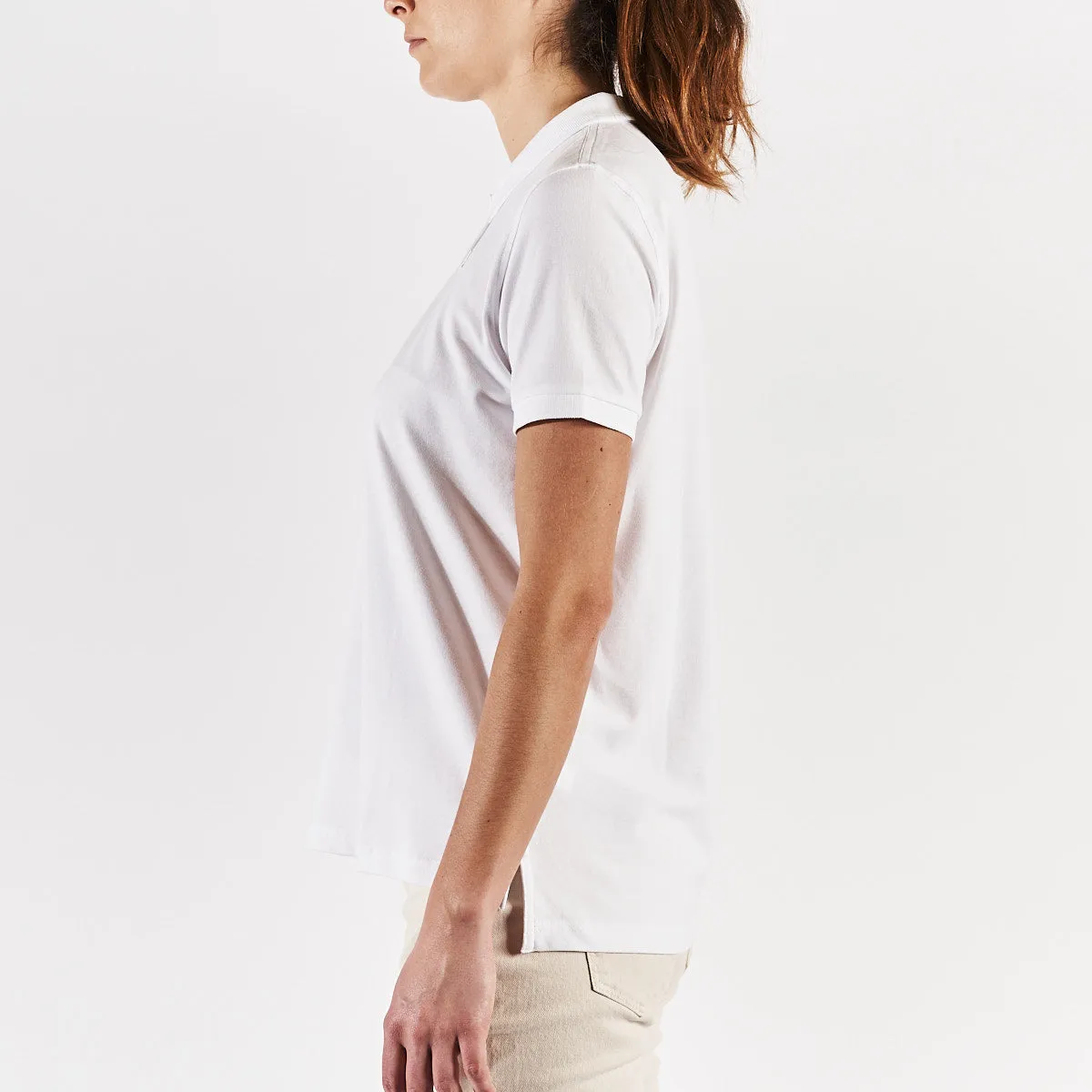 Polo Carly Robe di Kappa Blanc Femme