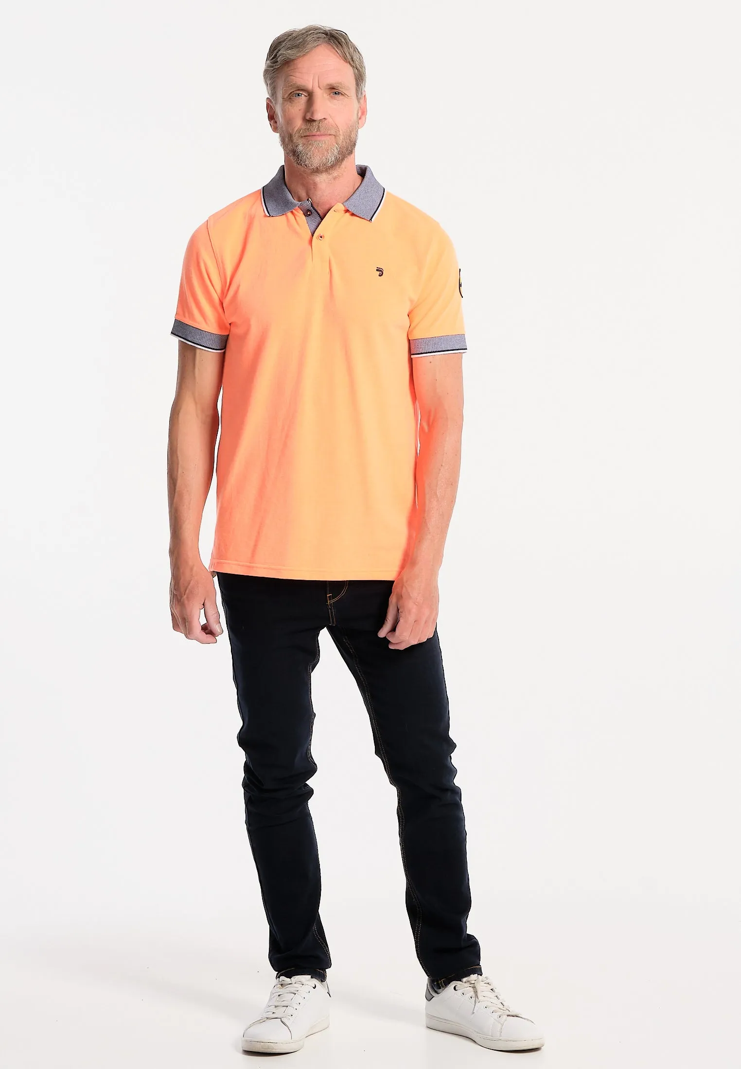 Polo homme corail Michigan
