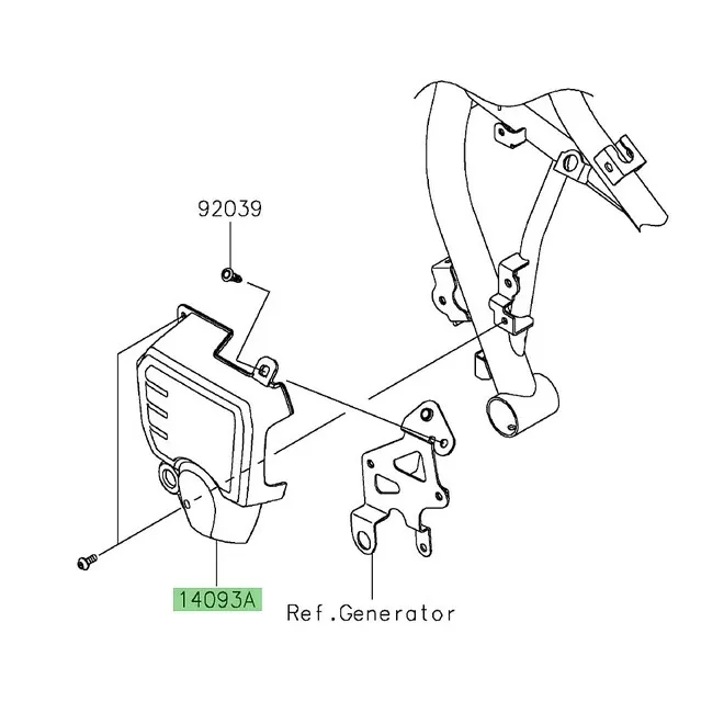 Protection régulateur de tension Kawasaki Z650RS (2022-2023) | Moto Shop 35