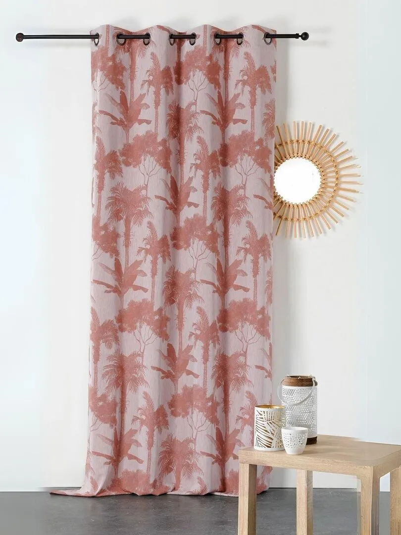 Rideau d'ameublement tropical - Orange