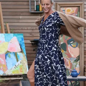 Robe Sia -  viscose imprimée Honfleur